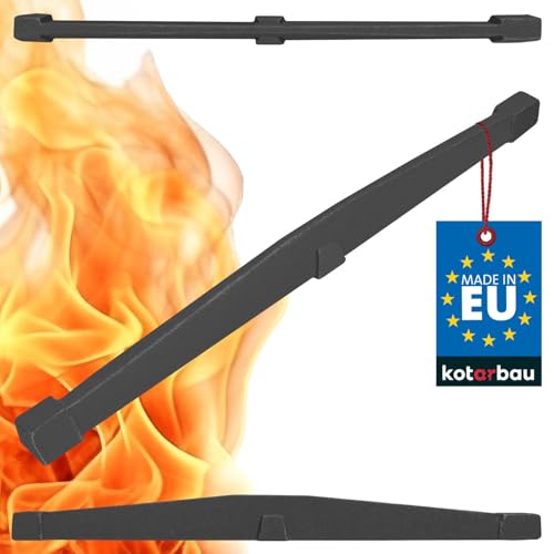 KOTARBAU® - Rejilla de Chimenea de Hierro Fundido (580 mm) para Inserto, Poele a Madera, Chimenea