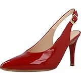  Unisa Zapatos Tacon TREBOL PA para Mujer Rojo 38 EU
