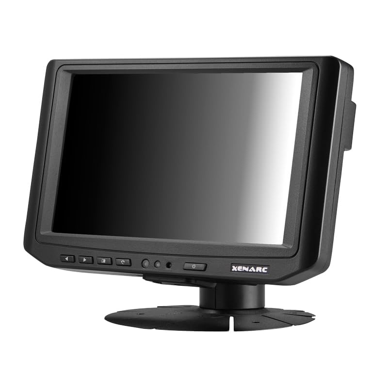 Image of 702GSH 7 Inch Sunlight Readable Industrial Touchscreen Monitor, 1000 NIT, Optically Bonded, IK08, HDMI VGA AV, 1024x600 Capacitive Display