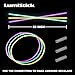 Lumistick 22 Inch Glow Stick Necklaces | Non-Toxic & Kids Safe Light Up Neckwear | Bendable Sticks with Connectors | Glows in The Dark Night Party Favor (Color Assortment, 50 Necklaces)