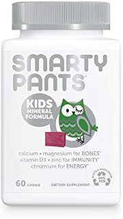 SmartyPants Kids Mineral Daily Gummy Multivitamin: Vitamin C, D3 & Zinc for Immunity