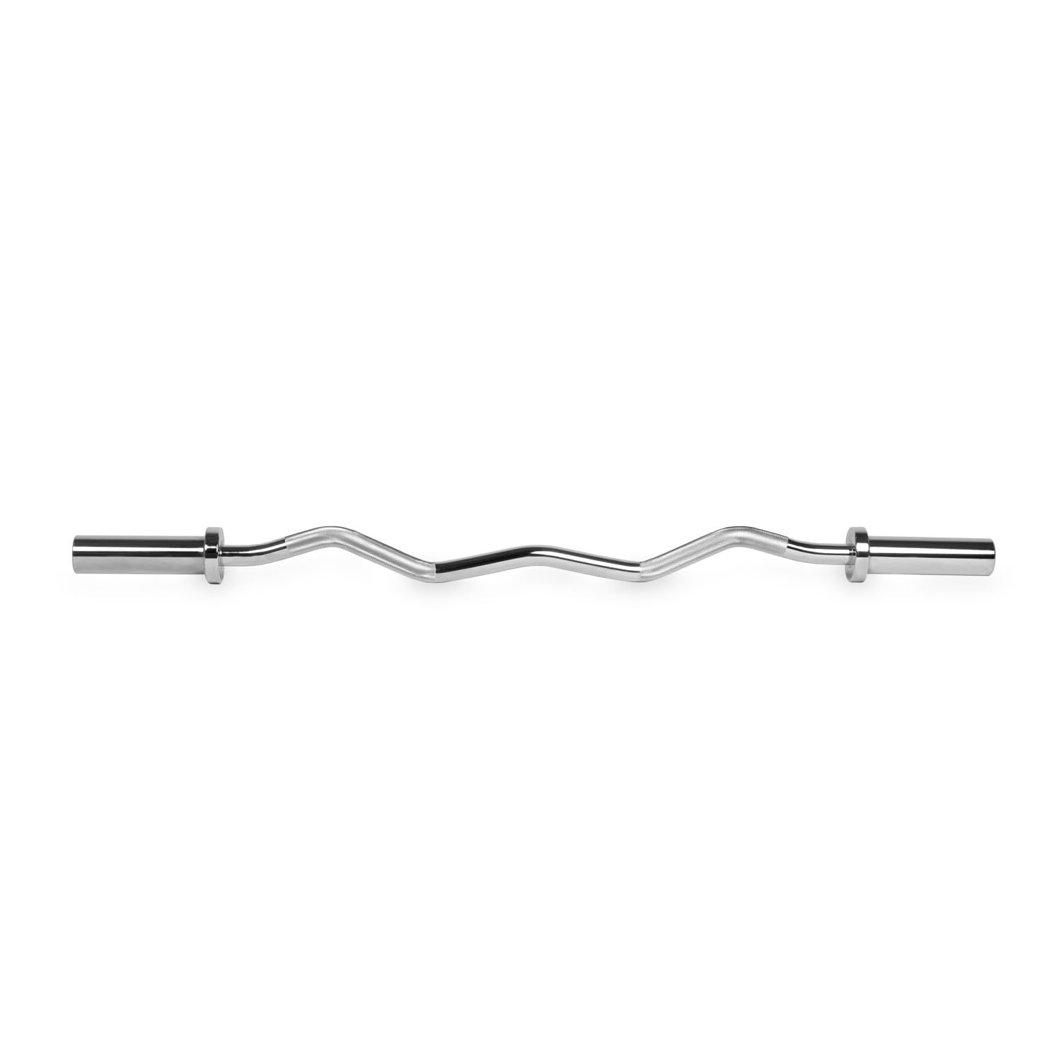 VirtuFit Olympic EZ Curl Bar Barre d'appui Curl 120 cm
