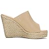 Allegra K Damen Espadrille Wedges Plateau Pantoletten Beige 41 #5