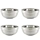 Edelstahl Schüssel Set 4er Set 13 cm von AllEco