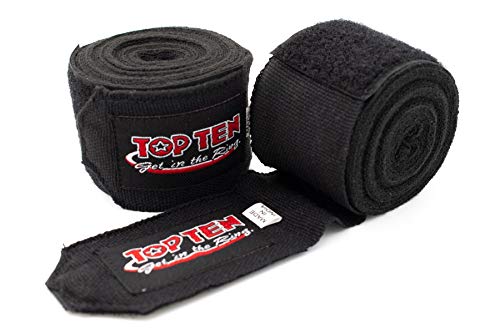 TopTen Boxbandage elastisch - 5 cm x 250 cm, schwarz