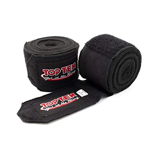 TopTen Boxbandage elastisch - 5 cm x 250 cm, schwarz
