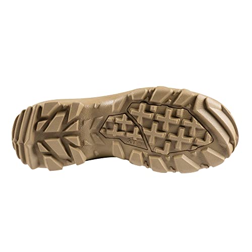 5.11 Tactical Men's Leather Speed 3.0 Side Zip Combat Military Desert Boots, Style 12337, 8, Wide, Coyote #TOP4