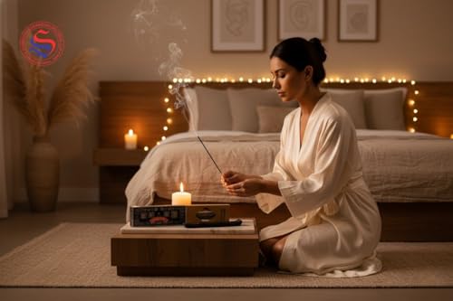 Image of Satya Smudge Incense Stick - Hand-Rolled Indian Masala Incense for Meditation, Yoga & Spiritual Cleansing Pack of 6 (Smudge Superhit)