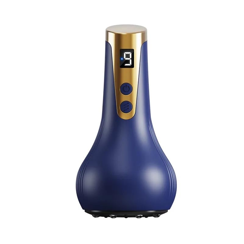Appareil anti-cellulite vibrant bleu massage moxibustion 9 vitesses USB