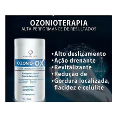 Creme Massagem Corporal Ozonio-ox Energizante 1KG Drenante