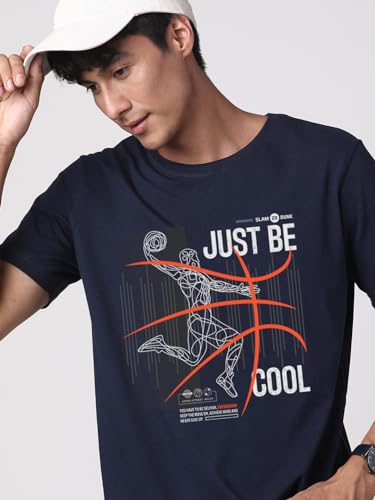 Image of ADRO 100% Cotton Lycra Tshirts for Men Combo Pack of 3 | Regular Fit | Printed T Shirt | Round Neck Half Sleeve| Mens Tshirts