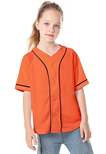Image of Yuji Itadori Kids Baseball Jersey Button Boys Short Sleeve T-Shirts Hip Hop Fashion Casual Sports Solid Color Shirt
