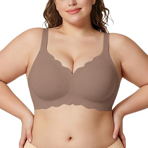 Soutien-gorge push-up couverture complète en maille invisible