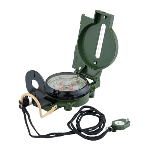 Happy People 19351 - Echter Scout Taschenkompass für Entdecker Metallgehäuse