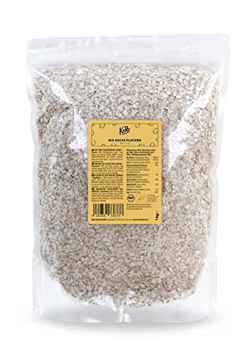 KoRo - Bio SOCAS Flocken fein 1 kg - Hoher Protein- und Ballaststoffgehalt - Vielseitig einsetzbar - Vorratsgröße