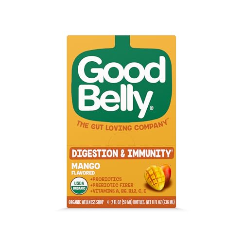 Goodbelly Mango Shot 4 Pack 2 FZ