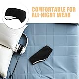 LOEFLIFA 2pcs Noise Cancelling Earmuffs Sleep Ear Muffs Men Soundproof Earmuff Headband Noise Reduction Ear Muffs for Soundproof Black - Image 9