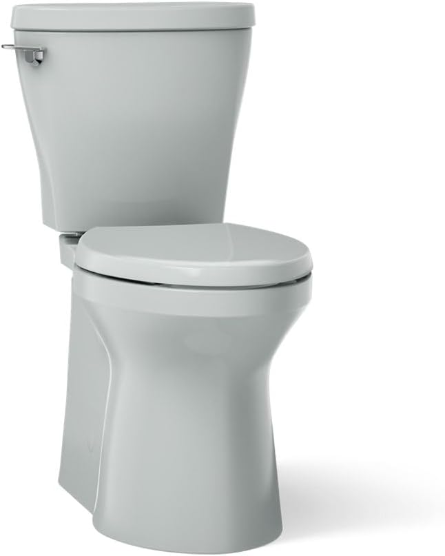 KOHLER K-20198-95 Betello™ Two-Piece Toilet with Continuous Clean Technology, Comfort Height Seating, Skirted Base and Elongated Bowl