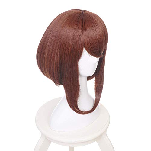 Peruca de cosplay de anime para festa à fantasia de Halloween com touca de peruca gratuita para My H