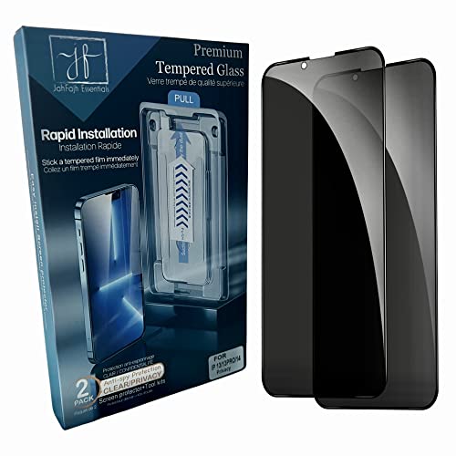 Jahfajh Essentials Privacy Anti-Spy Tempered Glass Screen Protector For Iphone 13/13 Pro/ 14, With 6.1 Inch Screen, 2-Pack #TOP13