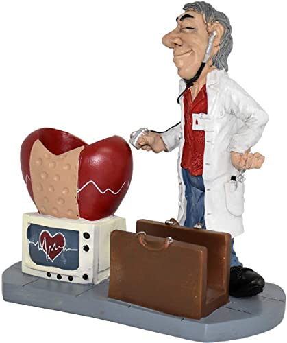 Image of AUGEN Polyresin Funny Doctor Idol Statue Showpiece for Home Decor Decoration and Gifting (1 Piece, 6723-I2)