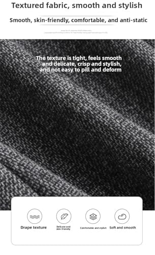 Women's Winter High Waist Hip Concealing Slimming Large Hem Mid-Length A- Line Skirt4