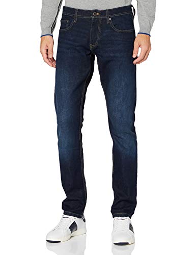 ESPRIT Herren Stretch Jeans , Blue Dark Washed, 36W / 32L