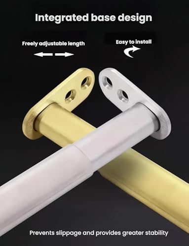 Tringle extensible en acier inoxydable pour l'organisation de la buanderie - 7