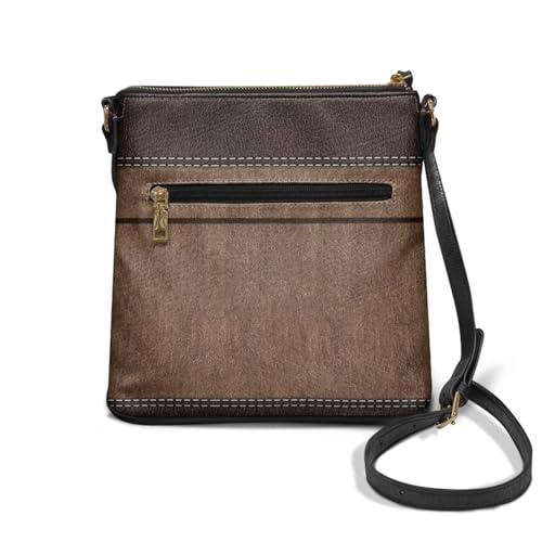 Image of Leather Purses for Women, Leather Hobo Bags for Women Travel Sling Purse Triple Zippered Pockets Shoulder Bag
