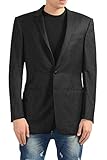 Versace Gianni Men's 100% Wool Black Two Button Blazer Sport Coat US 38 IT 48