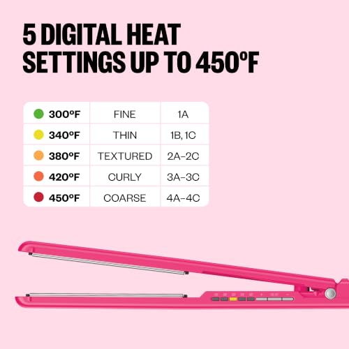 Image of BabylissPRO Nano Titanium Digital Ultra-Thin Hair Straightener