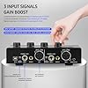 Micfuns Microphone Preamp Mic Booster 4 Input Max 25db DI Box with 48V Phantom Power for Dynamic and Condenser Mic (MC02) #5