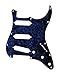 Dâ€™Andrea Strat Pickguards for Electric Guitar, Blue Pearl