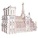 Presentimer Notre Dame Stereo Puzzle di Legno Notre Dame 3D Modello architettonico Puzzle in Legno assemblato Fai da Te Modello di Simulazione Puzzle per Bambini Giocattoli per Adulti