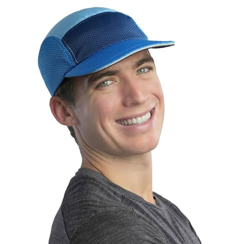Chapeau d'été anti transpiration avec bordure réfléchissante homme