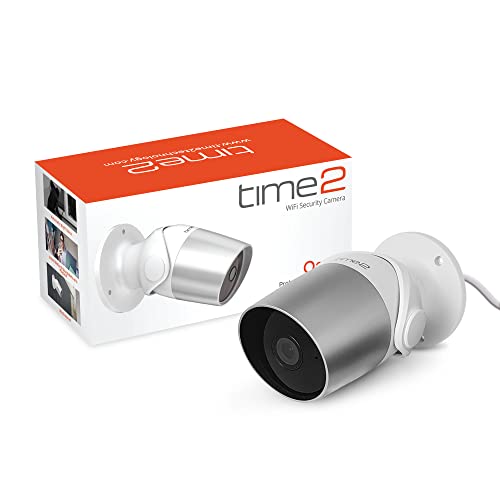 Time2 Oscar Wireless Outdoor 1080p Full HD CCTV Security Camera - 2 Way Audio with Night Vision, Sound and Motion Detection, Compatible with Clan Home Security, Alexa and Google Home