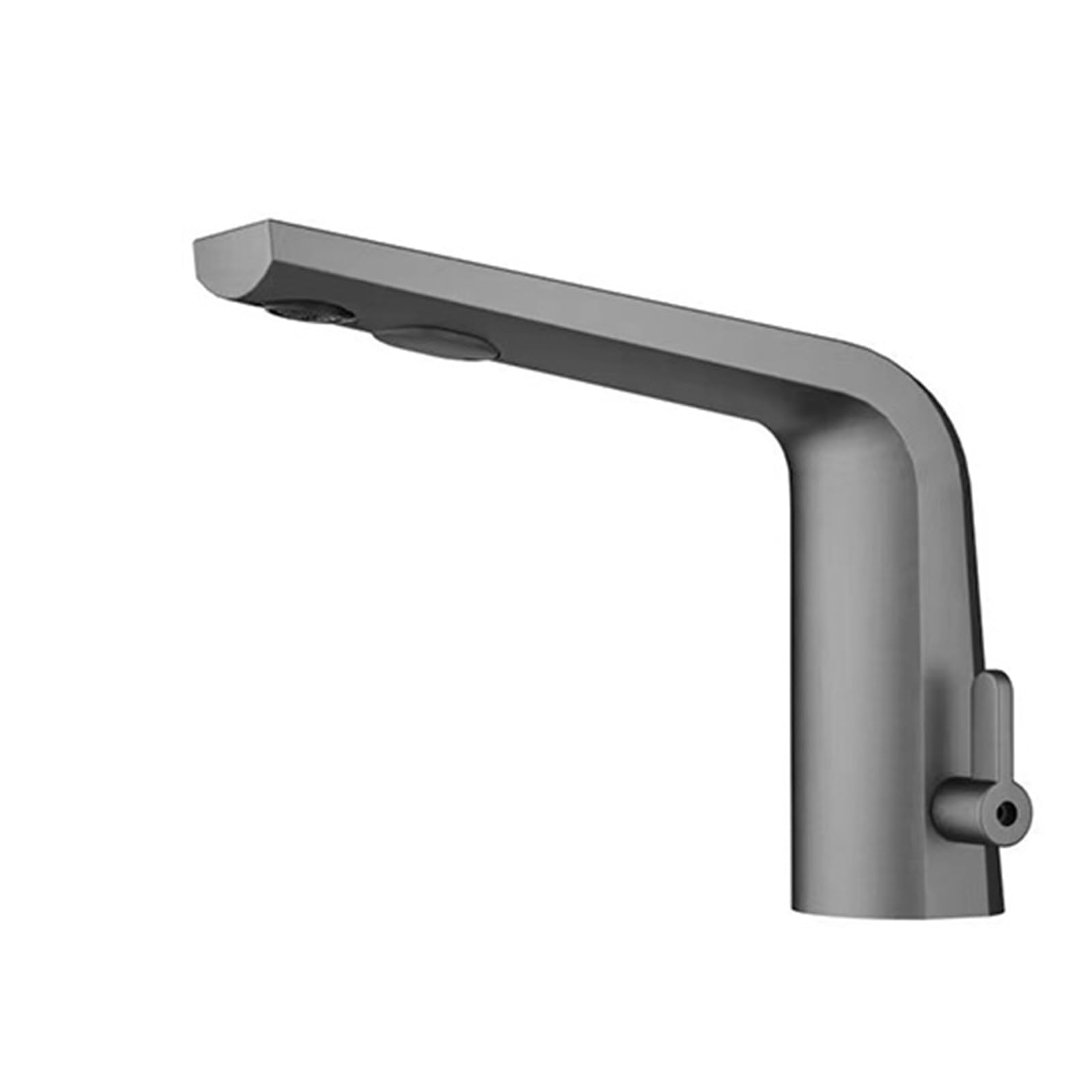 ZYCHSJXA Touchless Bathroom Tap Basin Mixer Taps Gun Gray Infrared Sensor Faucet with Hot and Cold Water Temperature Control Valve