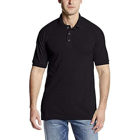 Dickies Men's Black Short-Sleeve Polo Shirt Cover