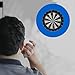 VEAREAR Dart Board Wall Protector, Reusable EVA Dartboard Backboard Surround Rring, 5Pcs Splicing, Removable, Blue