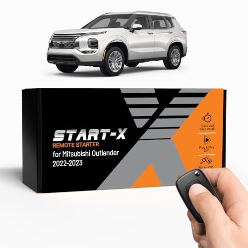 Start-X Remote Starter Kit for Mitsubishi Outlander (2022-2023) Vehicles | Push-to-Start Ignition | Plug N Play Install | Lock 3X to Remote Start | Zero Wire Splicing Start-X Remote Starter Kit for Mitsubishi Outlander (2022-2023) Vehicles | Push-to-Start Ignition | Plug N Play Install | Lock 3X to Remote Start | Zero Wire Splicing