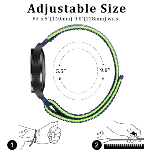 AK f&uuml;r Garmin Venu 2/Venu 3/Forerunner 265 Armband Herren Damne, 22mm Quick Release Armb&auml;nder Nylon Ersatzarmband f&uuml;r Garmin Vivoactive 4/Forerunner 255