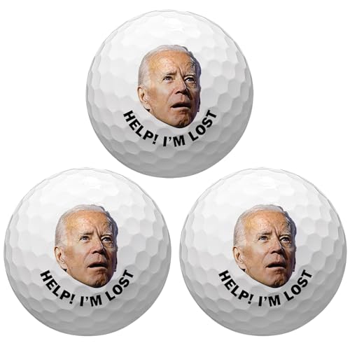 With Love From Julie 3 Pack Golf Balls Funny Novelty