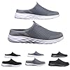 Mens Slip On Gardening Shoes Mens Womens Clogs Garden Shoes Breathable Mesh Beach Summer Backless Mules For Outdoor Hiking Walking Flat Bottom Casual Slippers Quick Drying Shoes Foe Men Uk #3