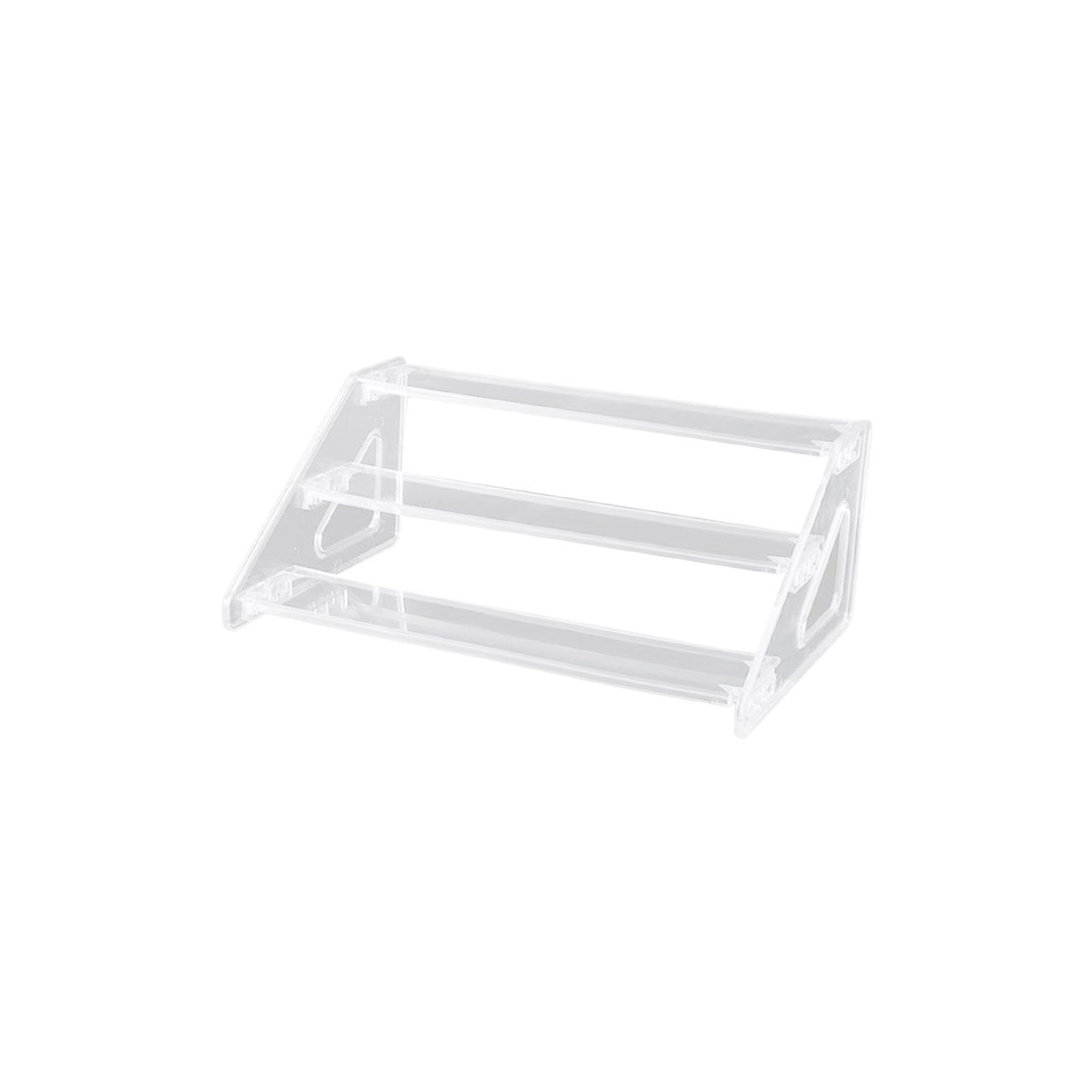 TUXCAXI Multi Layer Clear Acrylic Display Riser Shelf Showcase Stand For Crafts Multifunctional Acrylic Display Riser Can And Place Jewelry Counter Retail, 3 Tiers 20cm