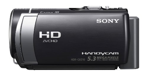 Image of Sony HDR-CX210 High Definition Handycam 5.3 MP Camcorder with 25x Optical Zoom (Black) (2012 Model)
