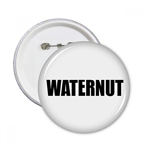 Badge légume Waternut pour personnaliser un sac d'école ou une veste en jean