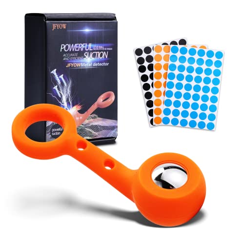 Jfyow Stud Finder Magnet,Magnetic Stud Finder With 6800Gs 27 Pounds Of Pull Magnetic Power,Stud Finder Easy To Carry And Use No Battery Required Detect Metal Through 3/4" Drywall（1Pcs Orange). #TOP20