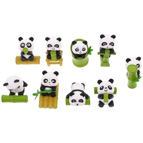 Figurines panda PVC étanches grand modèle décor de table extérieur