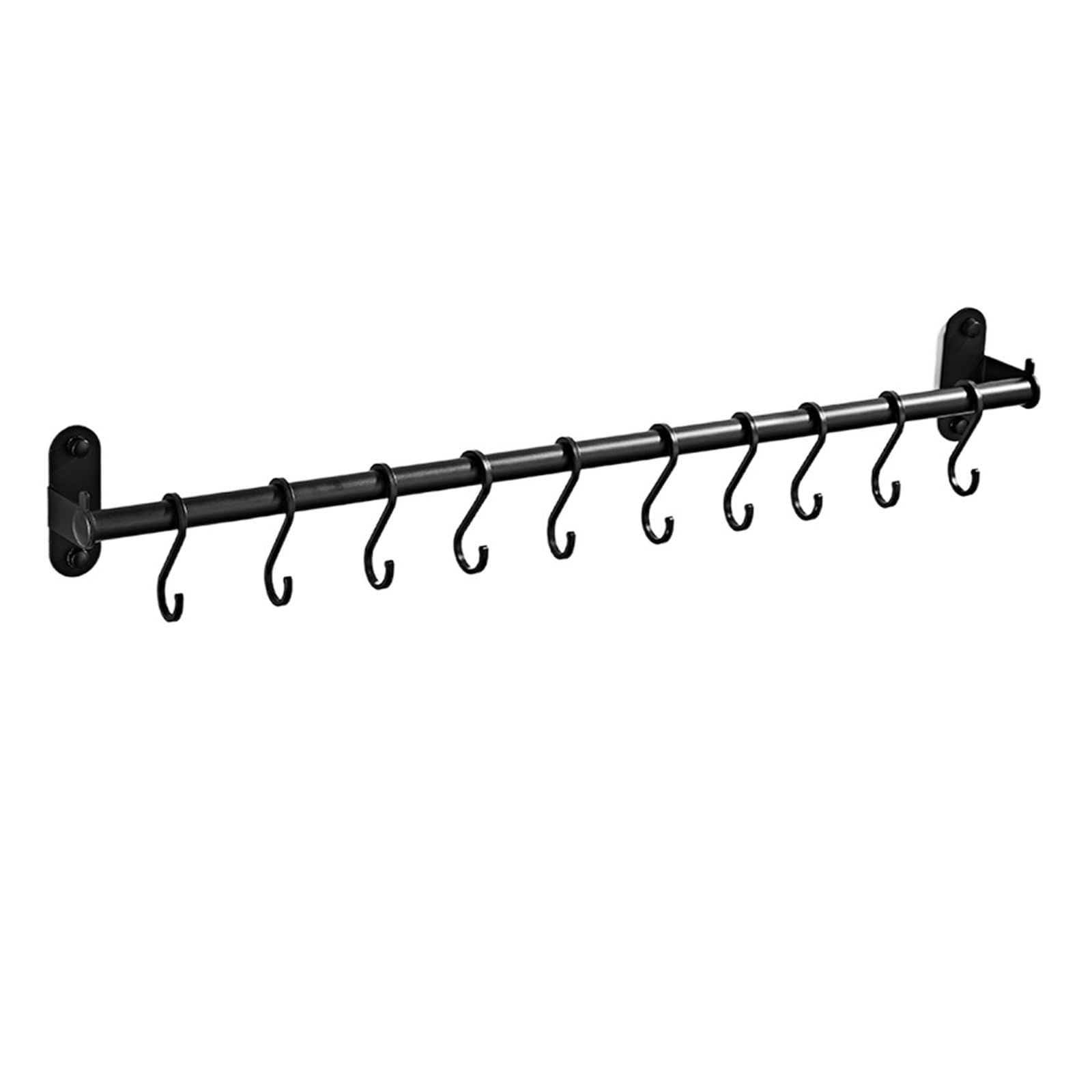 YUANCHUTOP Kitchen Utensil Rack with Hooks, Wall-Mounted Storage Shelf, Towel Holder, Pot Rack, Cutlery (Color 1-60) - Maximize Space & nization