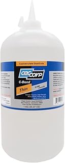 Sponsored Ad - Super Glue Cyanoacrylate Adhesive C-Bond by CECCORP – Thin (1 KG / 35.27 Oz) – Super Bonding – Designed for...